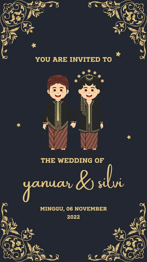 Foto sampul undangan Silvi & Yanuar
