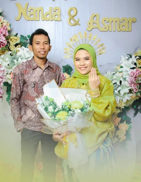 Foto sampul undangan Nanda & Asmar