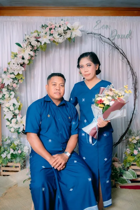 Foto sampul undangan Daud & Eva