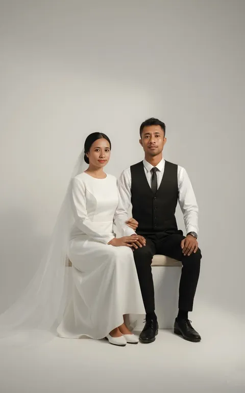 Foto sampul undangan Flory Grevindo Tipak & Lina Erlin Nassa