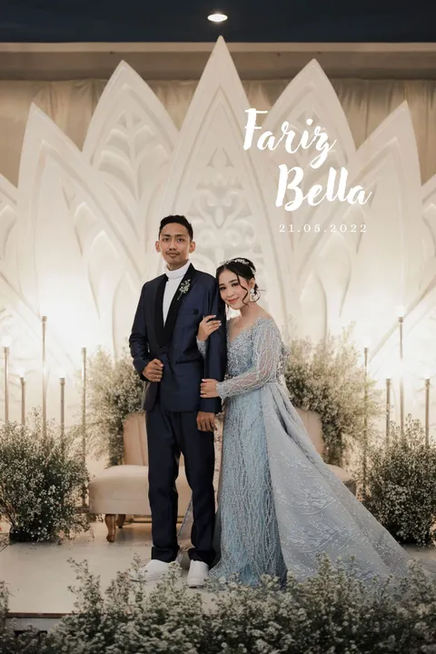 Foto sampul undangan Bella & Fariz