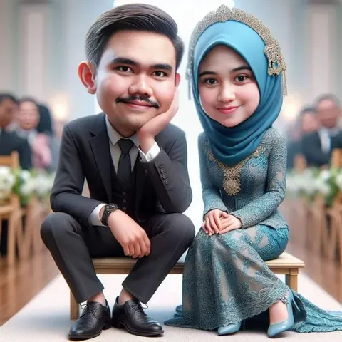 Foto sampul undangan Ipi & Putri
