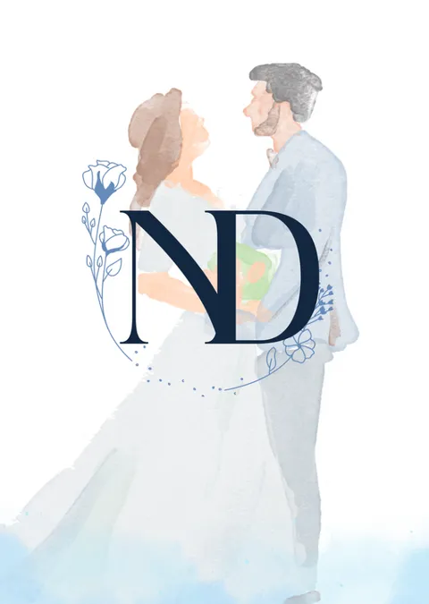 Foto sampul undangan Dian & Novi