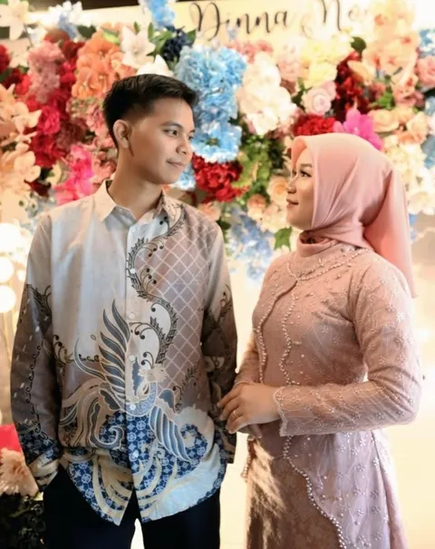 Foto sampul undangan Noval & Dinna
