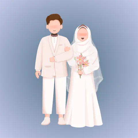 Foto sampul undangan Taufik & Mita