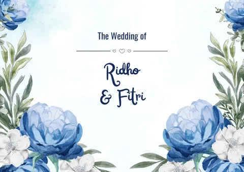 Foto sampul undangan Fitria & Ridha