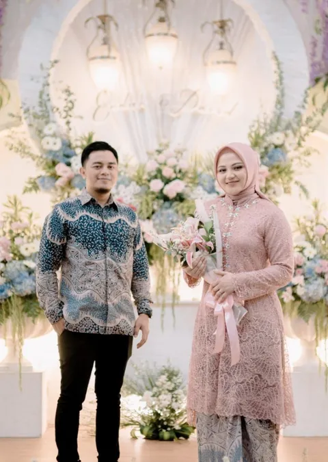 Foto sampul undangan David & Endah