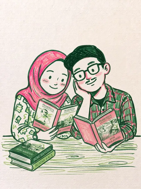 Foto sampul undangan Yogi & Mega