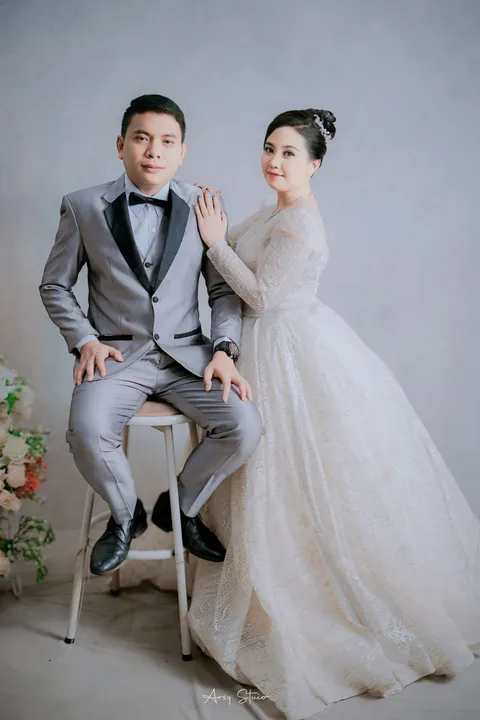 Foto sampul undangan Titin & Ezra