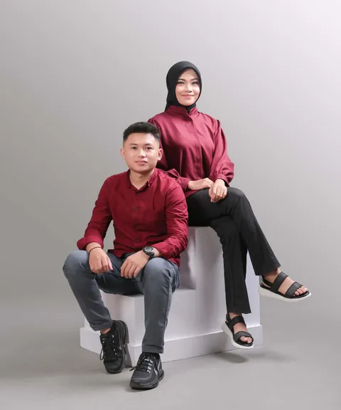 Foto sampul undangan Alfian & Inka