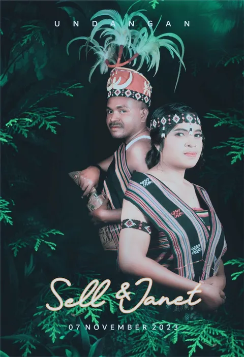 Foto sampul undangan Sell & Janet