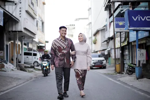 Foto sampul undangan Rifqi & Ayu