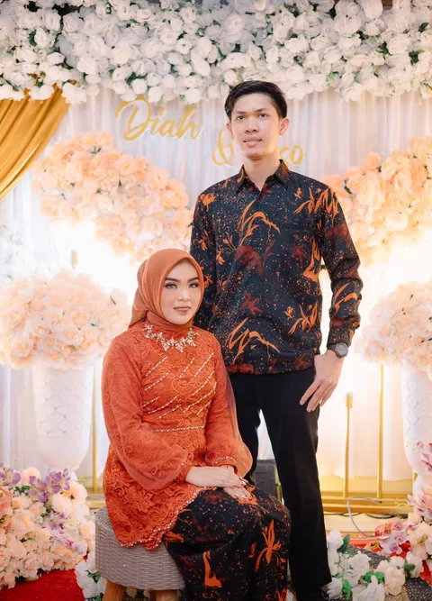 Foto sampul undangan Diah & Aso