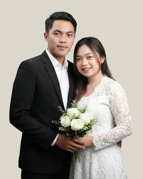 Foto sampul undangan Rosa & Jono