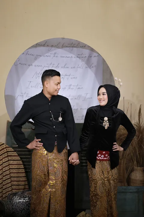 Foto sampul undangan Acep & Leni