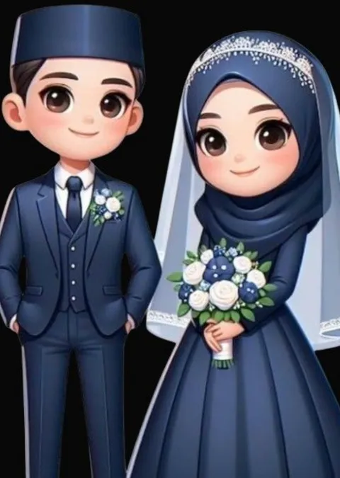Foto sampul undangan Niha & Muhsin