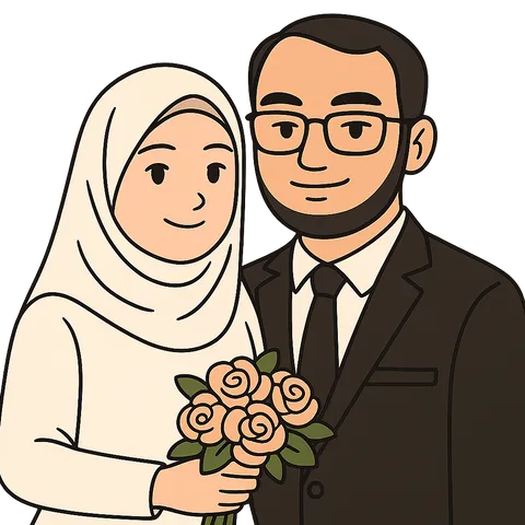 Foto sampul undangan Diah & Dhika