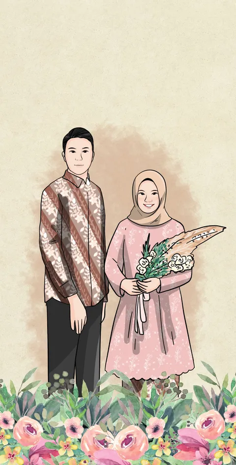 Foto sampul undangan Hendro & Vita