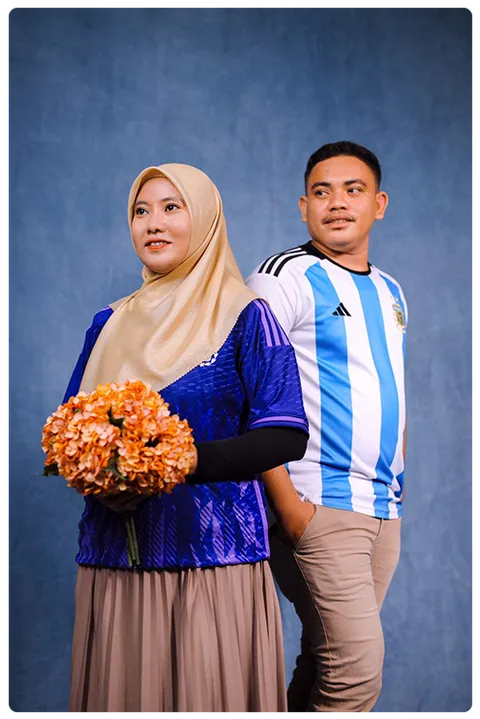 Foto sampul undangan Ey & Ifan
