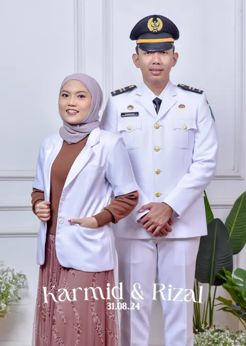 Foto sampul undangan Rizal & Karmidah