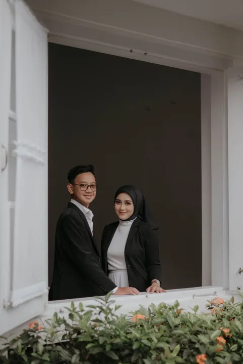 Foto sampul undangan Rizky & Fara