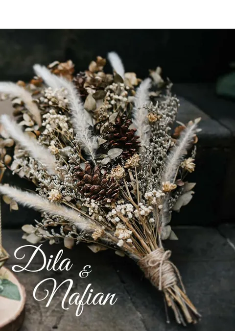 Foto sampul undangan Nafian & Dila