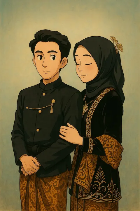 Foto sampul undangan Taufik & Salsa