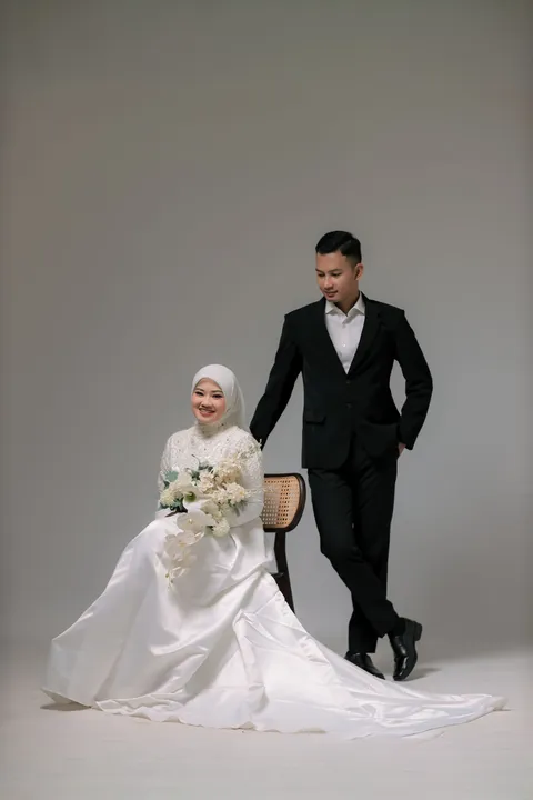 Foto sampul undangan Rafie & Ata