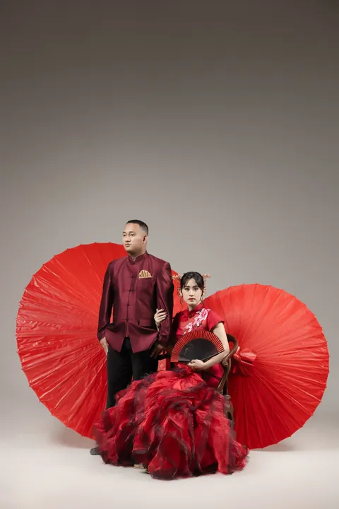 Foto sampul undangan Lia & Janu