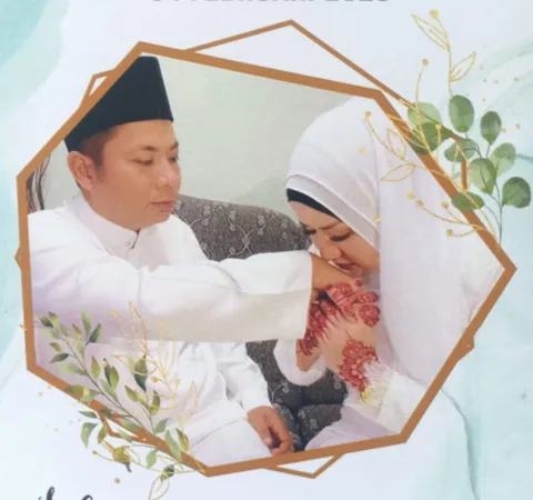 Foto sampul undangan Juliana & Iskandar