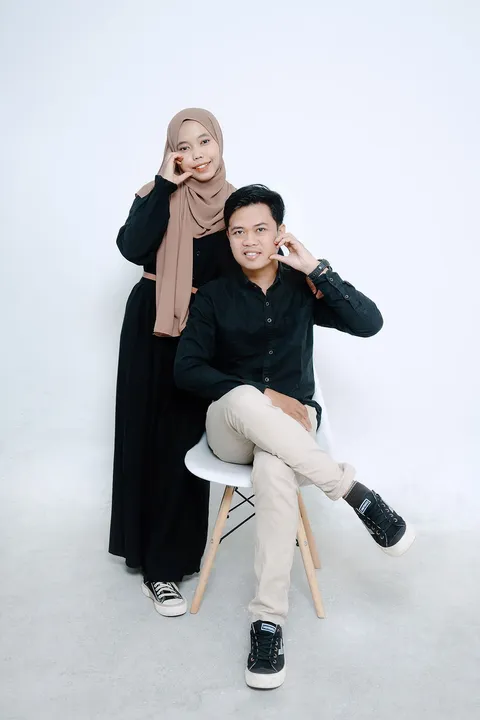 Foto sampul undangan Feby & Denny