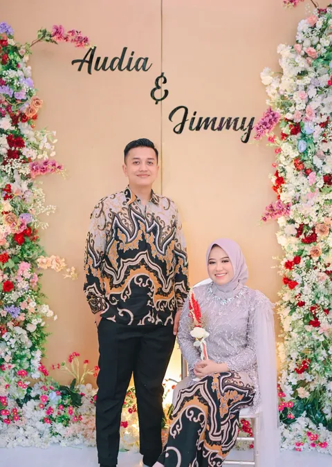 Foto sampul undangan Jimmy & Audia