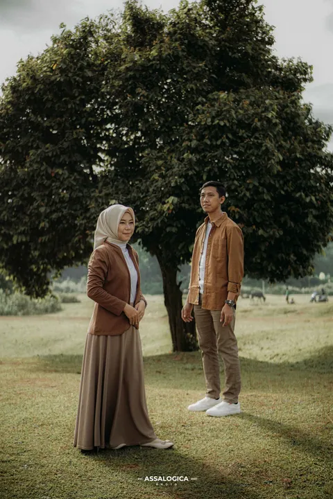 Foto sampul undangan Wahyu & Hani