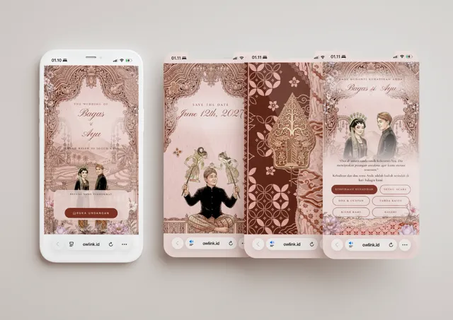 Desain undangan (3D Animation) Joglo Kertas
