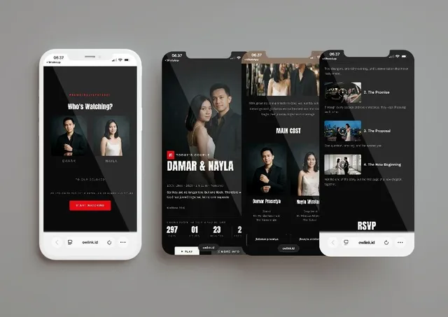 Desain undangan N Film
